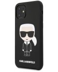 Калъф Karl Lagerfeld - Ikonik Karl, iPhone 11, черен - 1t